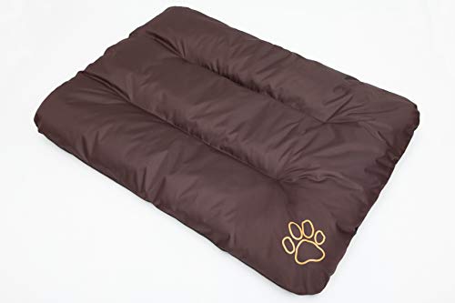 DOGGY Hundematratze Hundebett Katzenbett Haustierbett Hundeliege Ruheplatz Hundekissen Bett Sofa Tierbett Hundesofa Matratze, Braun, R1: 60 x 90 cm von DOGGY