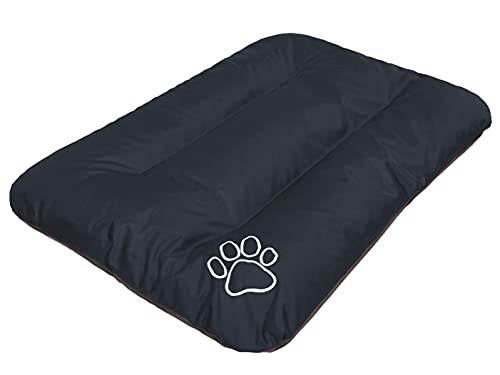 DOGGY Hundematratze Hundebett Katzenbett Haustierbett Hundeliege Ruheplatz Hundekissen Bett Sofa Tierbett Hundesofa Matratze, Navy Blau, R1: 60 x 90 cm von DOGGY