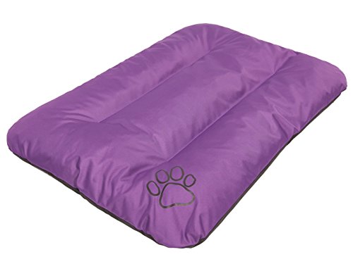 DOGGY Hundematratze Hundebett Katzenbett Haustierbett Hundeliege Ruheplatz Hundekissen Bett Sofa Tierbett Hundesofa Matratze, Pflaumen, R2: 70 x 100 cm von DOGGY