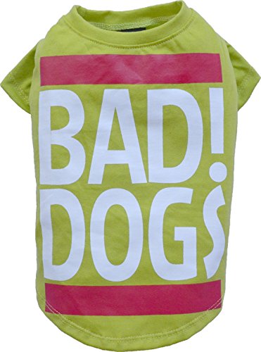 Doggy Dolly T537 Hundeshirt Bad Dogs, gelb, Größe : S von Doggy Dolly