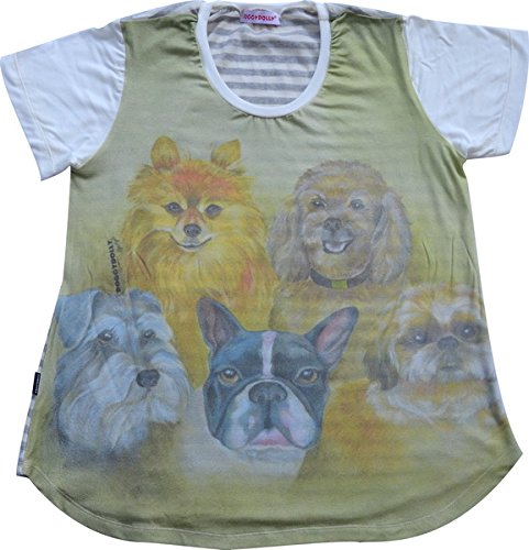 Doggy Dolly TH003 T-Shirt Tiermotiv, Hunde von Doggy Dolly