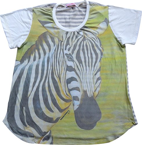 Doggy Dolly TH008 T-Shirt Tiermotiv, Zebra von Doggy Dolly