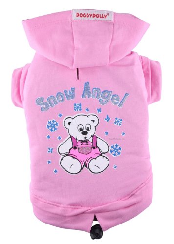 Hundesweater Snow Angel rosa von Doggydolly von Doggydolly