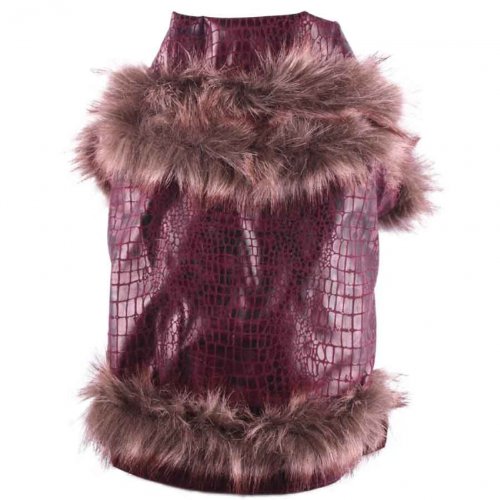 Doggydolly Hundejacke Croco rot von Doggydolly