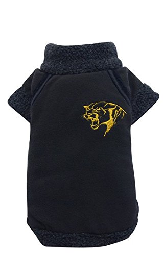 Fleece-Hundepullover mit Panther-Stickerei (schwarz) / Doggydolly - Gr. XL (Rückenlänge 33-35 cm) von Doggydolly