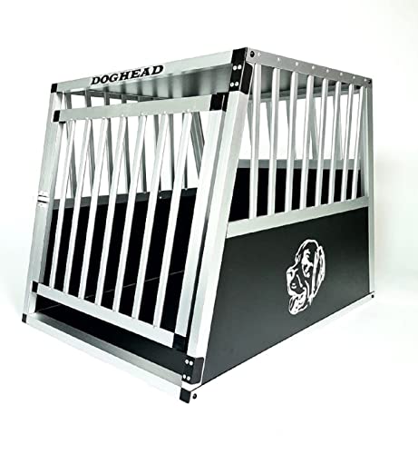 Doghead Alu Hundetransportbox 65x85x69 Reisebox Hundebox Transportbox Hundegitter Autobox - für die meisten Kombis Nicht geeignet von Doghead