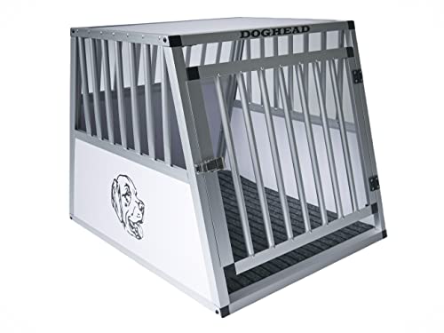 Doghead Alu Hundetransportbox 65x85x69 Comfort Reisebox Hundebox Transportbox Hundegitter Autobox - für viele Kombis Nicht geeignet von Doghead