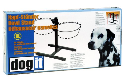 Dogit verstellbar Diner Ständer, passt 2 135-ounce Schüssel von Dogit