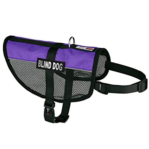 Dogline MaxAire Mesh Weste für Hunde und 2 abnehmbare Jalousien, 33-40,6 cm, Violett von Dogline