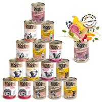 Dogs'n Tiger Dogs’n Tiger Adult Hundefutter, Nassfutter, Mixpaket Schlemmerparadies 16x 400 g von Dogs'n Tiger