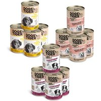 Dogs'n Tiger Dogs’n Tiger Junior Hundefutter, Nassfutter, Mixpaket Happy Puppy von Dogs'n Tiger