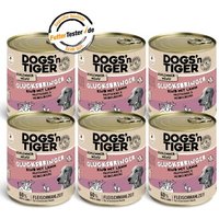 Dogs'n Tiger Glücksbringer Rind & Lamm 6x800 g von Dogs'n Tiger