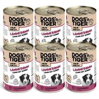 Dogs'n Tiger Lammfromm Lamm & Kürbis 6x400 g von Dogs'n Tiger