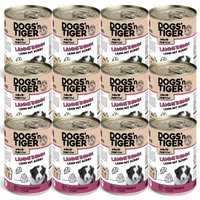 Dogs'n Tiger Lammfromm Lamm & Kürbis 12x400 g von Dogs'n Tiger