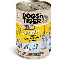 Dogs'n Tiger Schlemmermenü 6 x 400 g - Huhn mit Lachs von Dogs'n Tiger