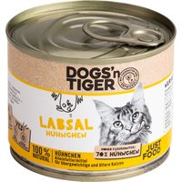 Dogs'n Tiger Senior Cat 6 x 200 g - Labsal Hühnchen von Dogs'n Tiger