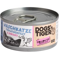 Sparpaket Dogs'n Tiger Cat Filet 24 x 70 g - Thunfischfilet & Shrimps von Dogs'n Tiger