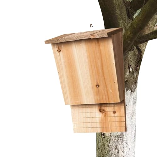 Großer Fledermaus-Nistkasten Für Draußen – Unterschlupf Für Fledermäuse | Fledermaushaus, Nistkasten Für Fledermäuse | Hängeart, Kammerbox, Hängeart Für Garten, Hof, Einfach, Natur, Bat House Kit von Doiyislem