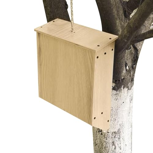 Großer Fledermaus-Nistkasten Für Draußen – Unterschlupf Für Fledermäuse | Fledermaushaus, Nistkasten Für Fledermäuse | Hängeart, Kammerbox, Hängeart Für Garten, Hof, Einfach, Natur, Bat House Kit von Doiyislem