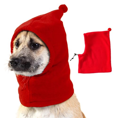 Hundemütze - Anti-Lärm-Hunde-Ohrenschützer | Dicker Und Warmer- Wintermützen-Hundeohrschutz | Ohren-Kapuzenpullover, Kopfwickel | Warme Mütze Für Kleine Hunde, Mittelgroße Und Große Hunde von Doiyislem