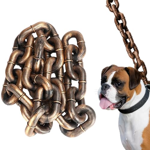 Tie-Out Leinen Für Hunde - Hundeleine Kette Lustige Kettenhundeleinen | Für Mittelgroße Und Große Hunde | Stoßdämpfende Hundeleine Hundetrainingsleinen | PVC Kettenleinen, Hundekette von Doiyislem