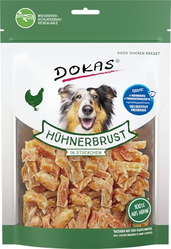 DOKAS Glutenfreier Premium Snack in praktischer Größe für Hunde – Ideal zum Training 1 X 200 g von Dokas