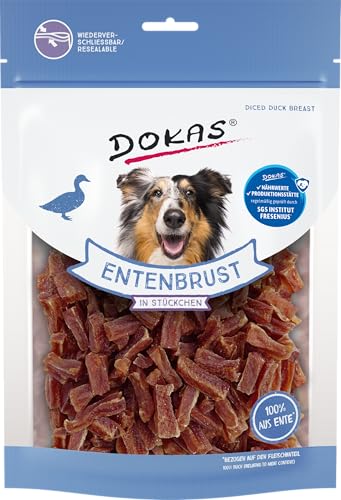 DOKAS Glutenfreier Premium Snack in praktischer Größe für Hunde – Ideal zum Training von Dokas