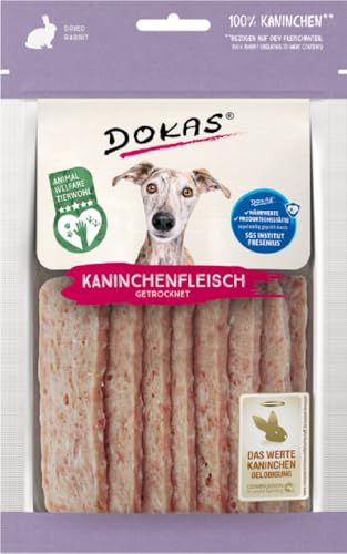 DOKAS - Kaninchenfleisch getrocknet 12er Pack (12 x 70g) von Dokas