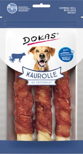 DOKAS - Kaurolle mit Entenbrust Medium 6er Pack (6 x 150g) von Dokas