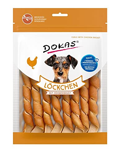 DOKAS - Löckchen mit Hühnerbrust 1er Pack (1 x 120g) von Dokas