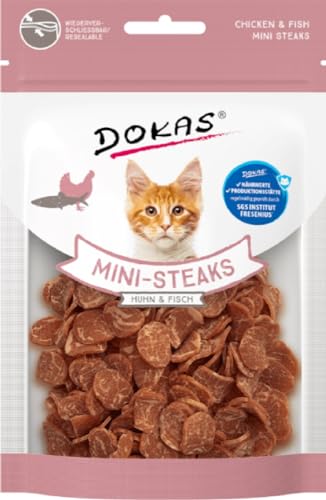 DOKAS - Mini-Steaks Huhn & Fisch 25g von Dokas