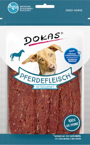 DOKAS - Pferdefleisch getrocknet 12er Pack (12 x 60g) von Dokas