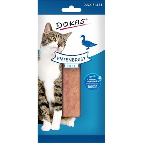 Dokas Cat Snack Entenbrust Filet | 9X 22g von Dokas