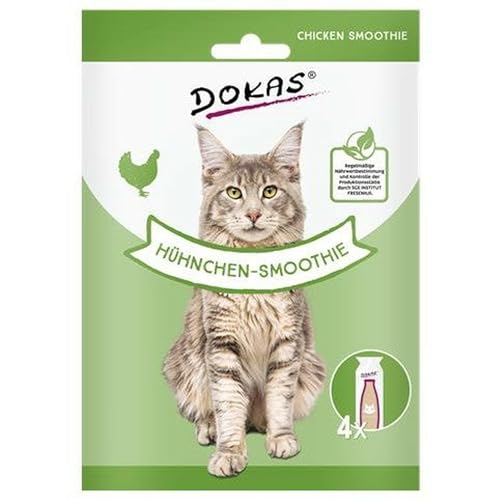 Dokas Cat Snack Hühnchen-Smoothie | 8X 4x30ml von Dokas