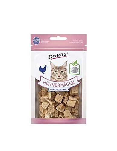 Dokas Cat Snack Hühnermägen gefriergetrocknet 12g (Menge: 6 je Bestelleinheit) von Dokas