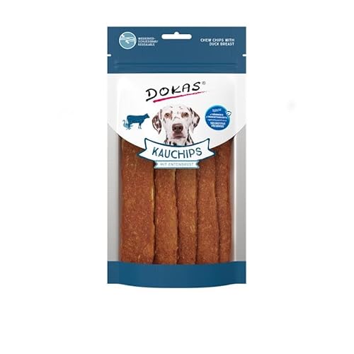 Dokas Dog Kauchips Entenbrust | 5X 175g Hundesnack von dokas