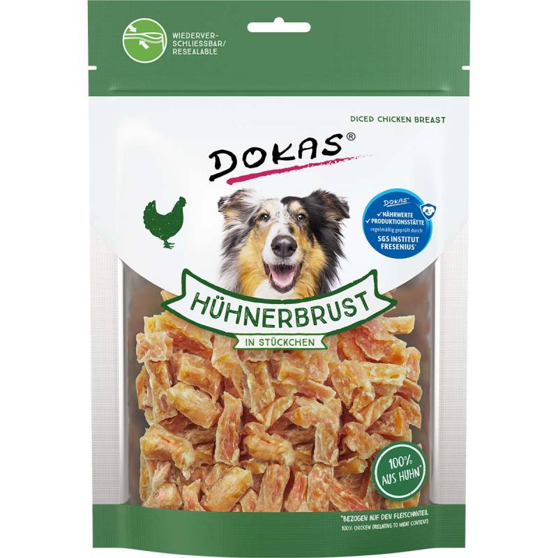 Dokas Hühnerbrust in Stückchen 200g von Dokas