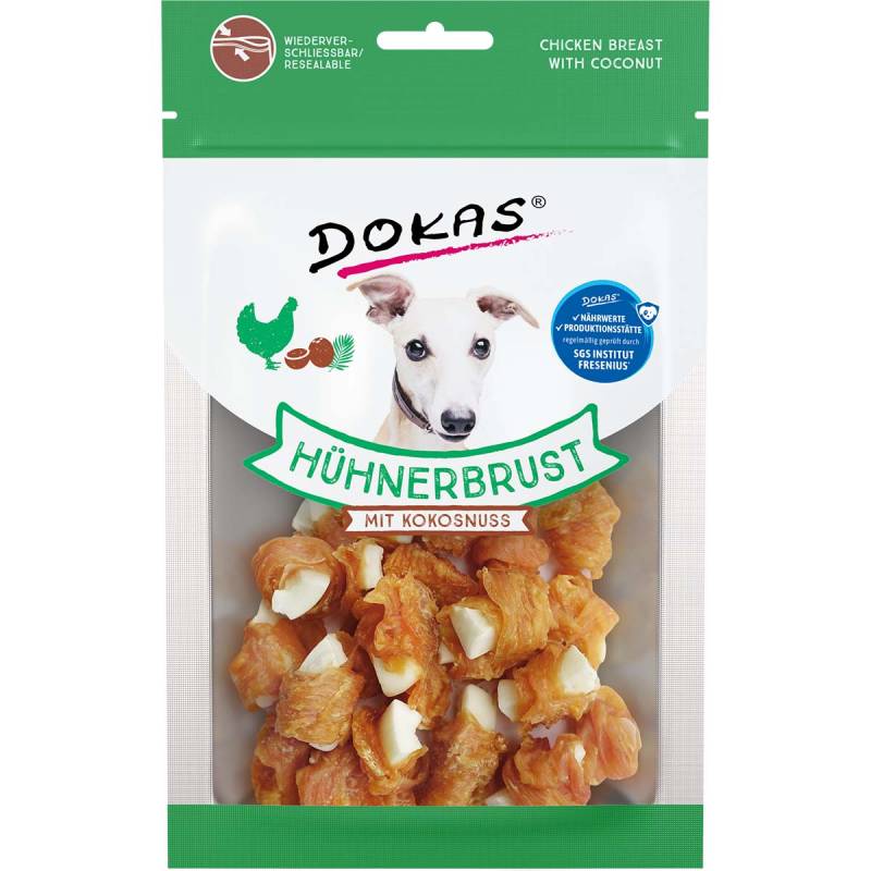 Dokas Hühnerbrust mit Kokosnuss 3x60g von Dokas