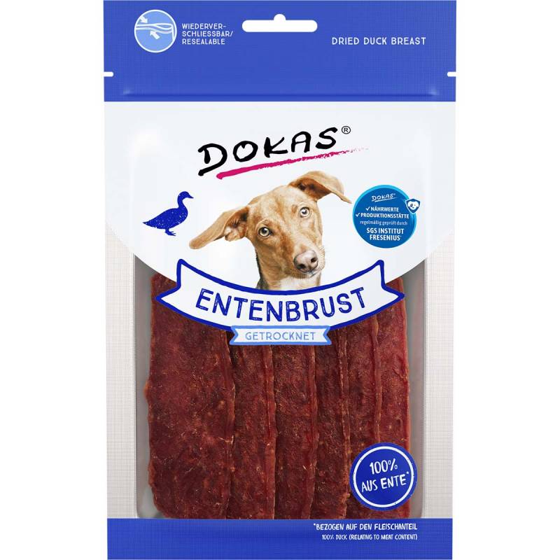 Dokas Hundesnack Entenbrust getrocknet 3x70g von Dokas