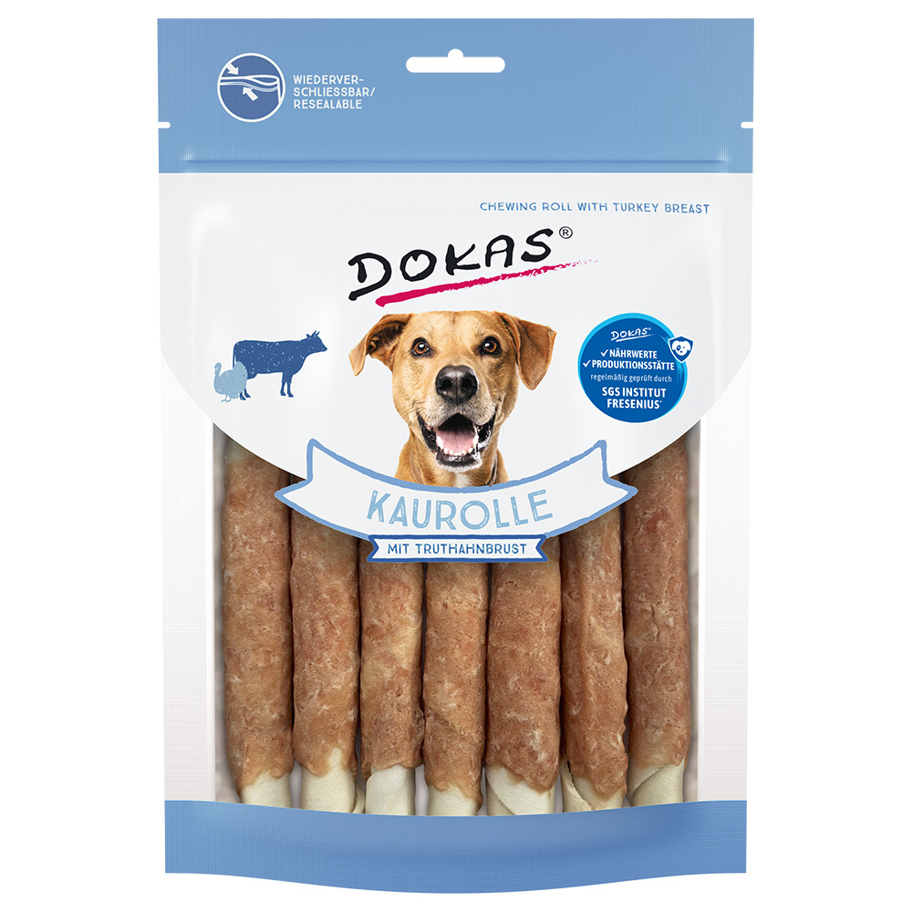 Dokas Kaurolle - Sparpaket: 3 x 190 g Truthahnbrust von Dokas