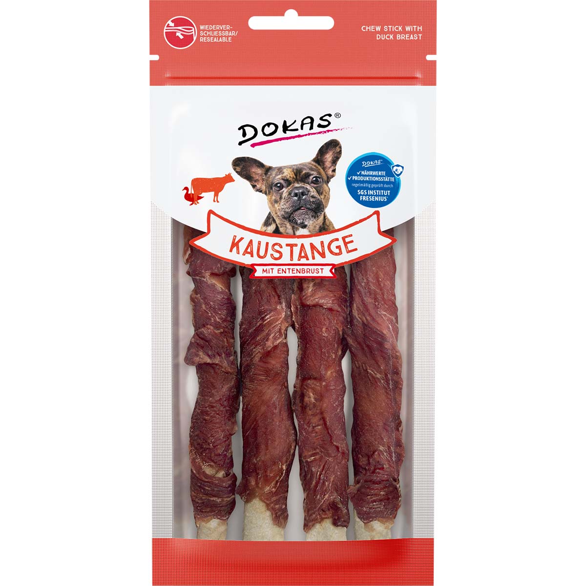 Dokas Kaustange mit Entenbrust 2x50g von Dokas