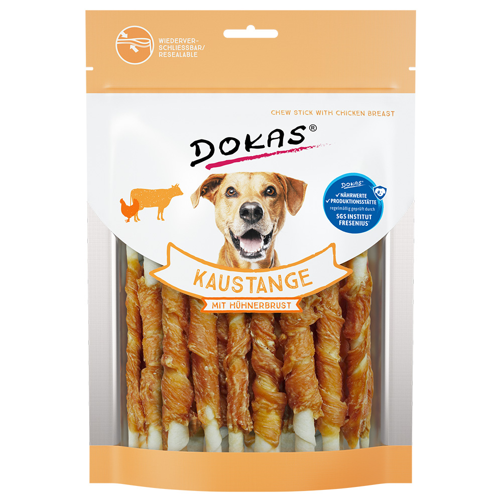 Dokas Kaustange mit Hühnerbrust - Sparpaket: 12 x 200 g von Dokas