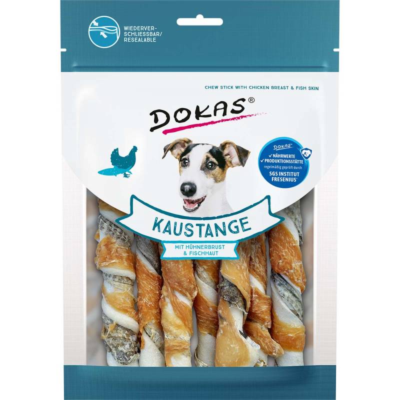 Dokas Kaustange mit Hühnerbrust & Fischhaut 170 g von Dokas