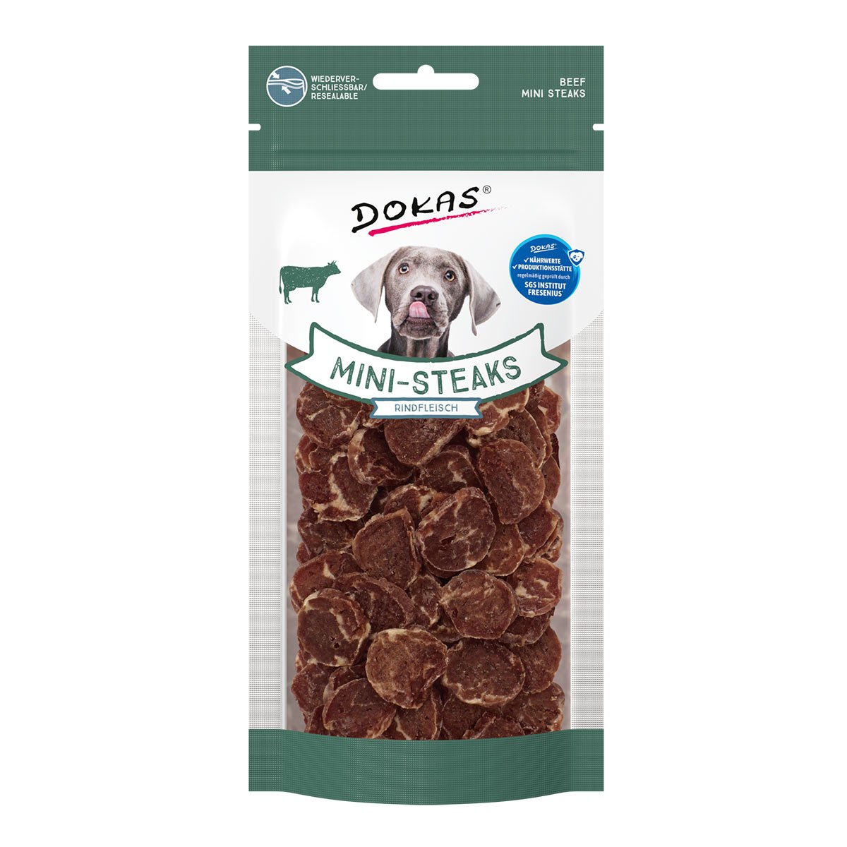 Dokas Mini-Steaks Rindfleisch 3x50g von Dokas