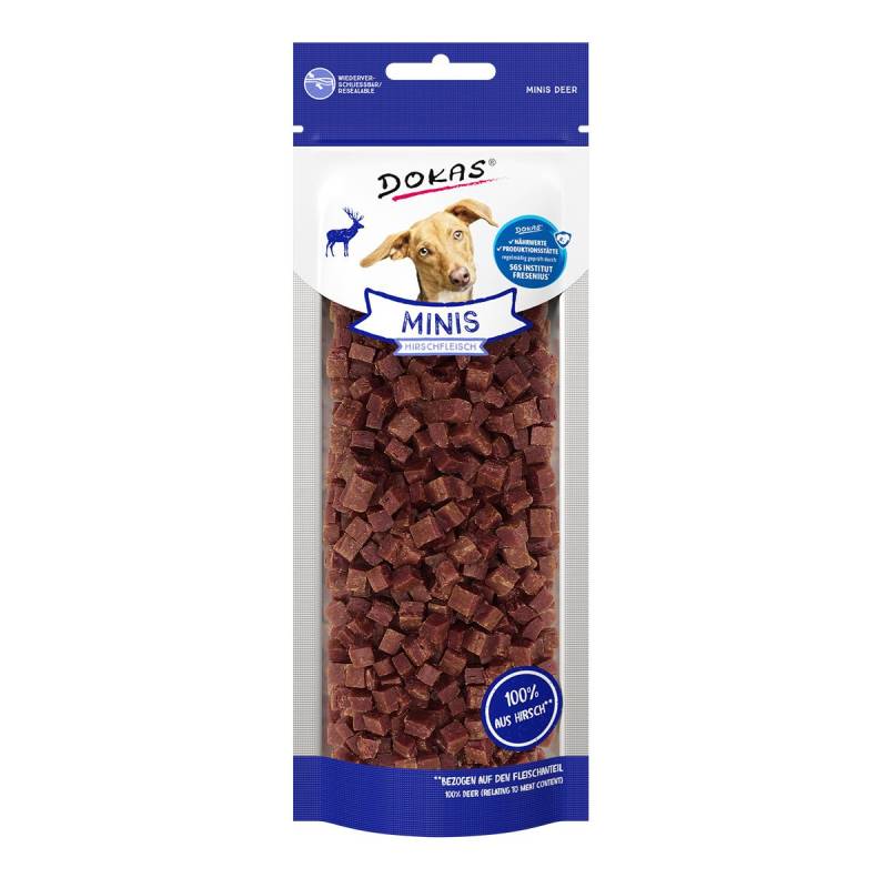 Dokas Minis Hirschfleisch 60g von Dokas