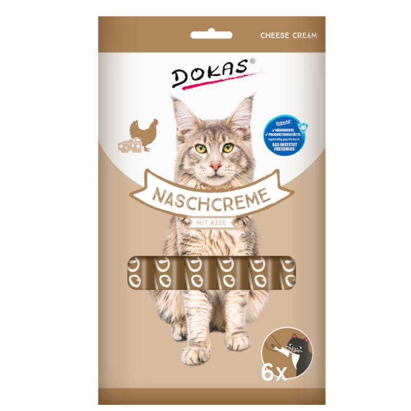 Dokas Nasch-Creme mit Käse - Sparpaket: 4 x 90 g von Dokas