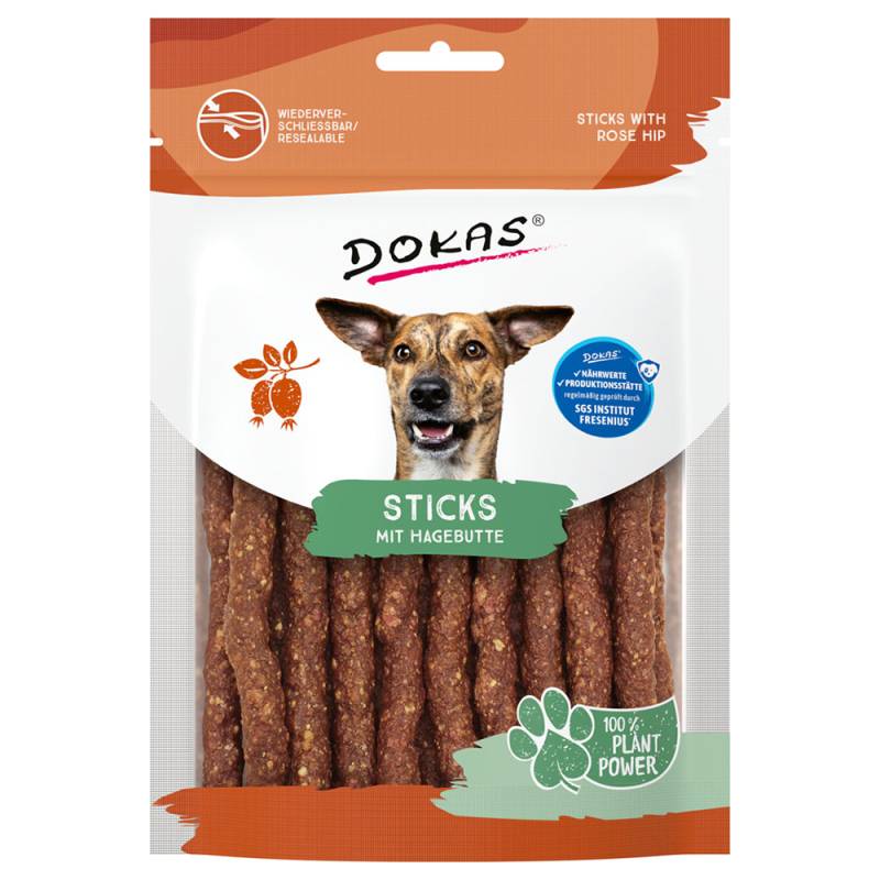 Dokas Sticks mit Hagebutte - Sparpaket: 4 x 105 g von Dokas