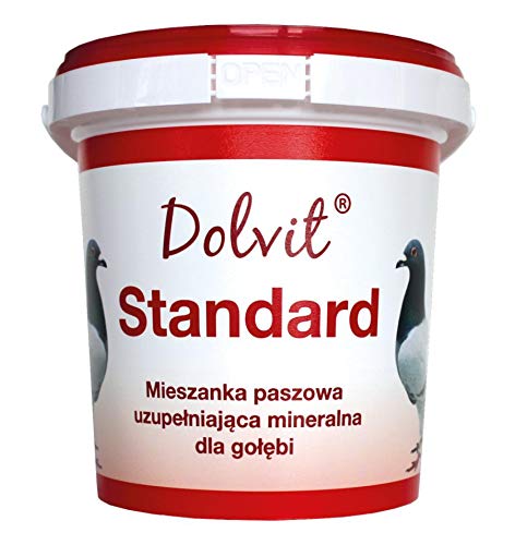 DOLFOS Dolvit Standard 1kg Mineralergänzendes Futter für Tauben von Dolfos