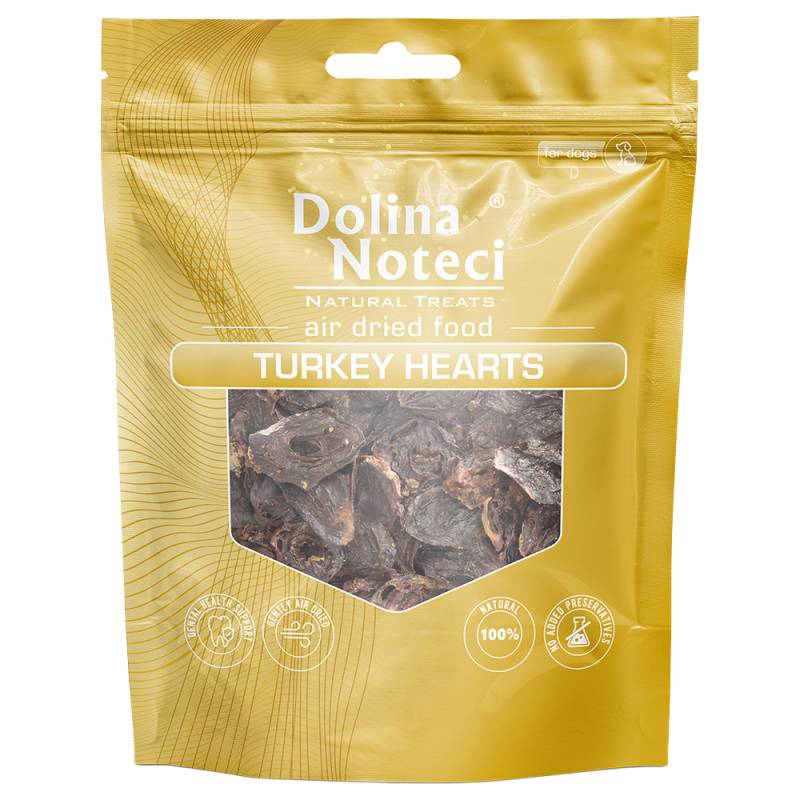 Dolina Noteci Dog Natural Treats Putenherzen - Sparpaket: 3 x 150 g von Dolina Noteci