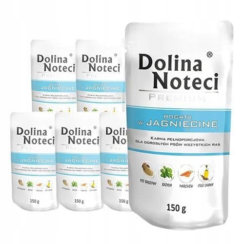 Dolina Noteci Glutenfrei Premium Nassfutter für Hunde mit Lammfleisch 10 x 150g von DOLINA NOTECI